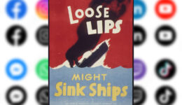 Loose lips sink ships